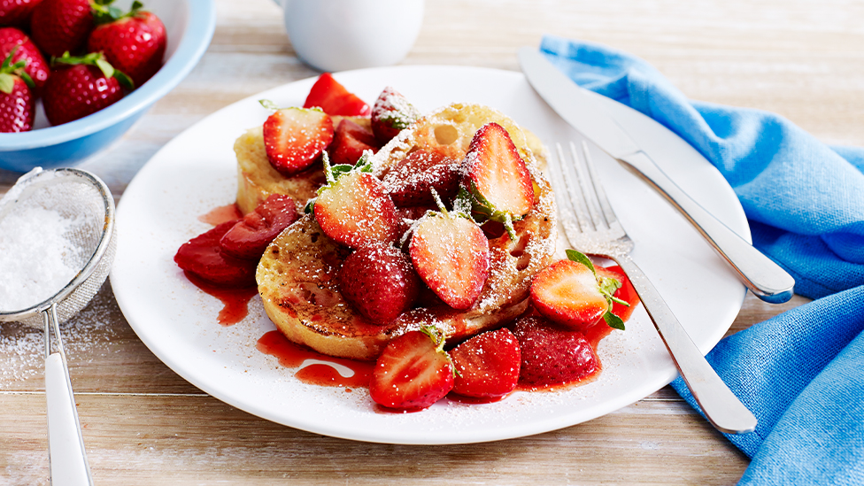 Strawberry French toast