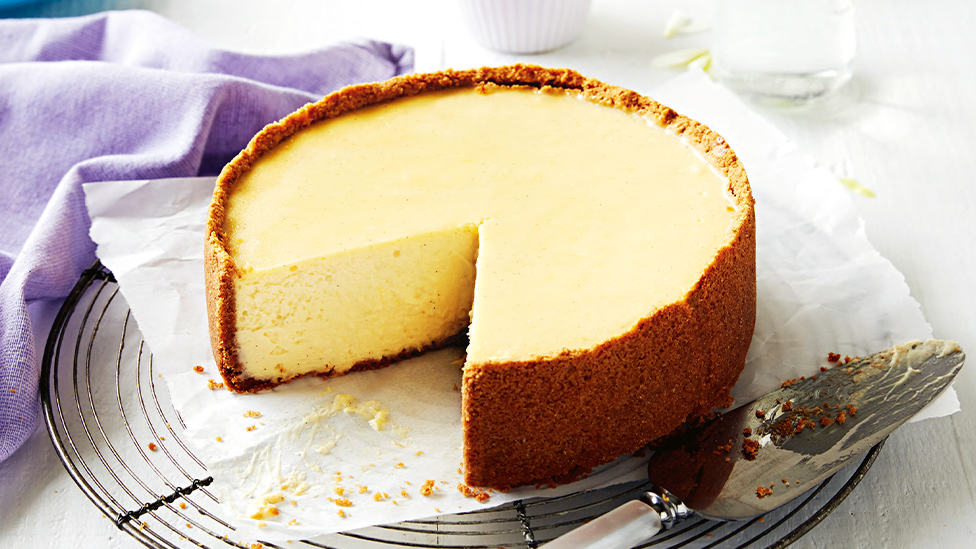 The perfect baked New York cheesecake