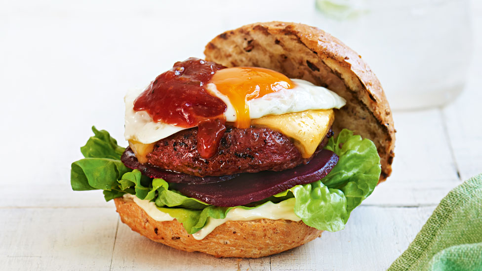 Ultimate aussie burger