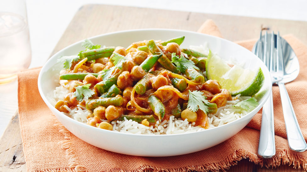 Vegan chickpea tikka masala