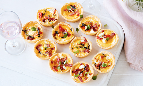 Antipasto mini quiches