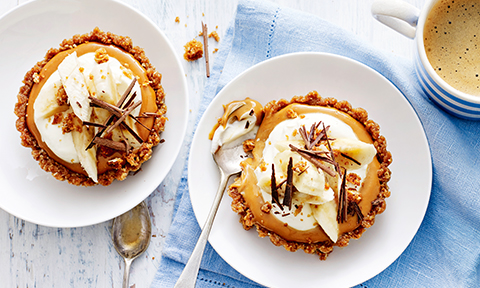 Anzac banoffee pies