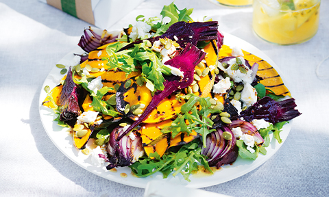 BBQ pumpkin salad