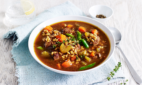 Beef and barley soup
