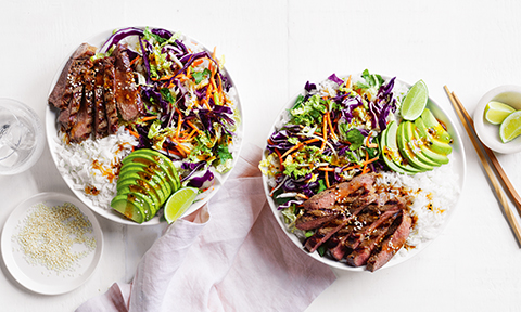 Beef Poke Bowls