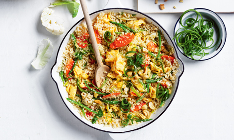 Cauliflower fried rice