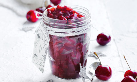 Cherry and fennel chutney