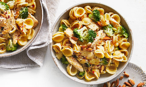 Chicken and broccoli orecchiette