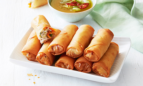 Chicken spring rolls