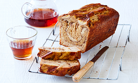 Cinnamon donut banana bread