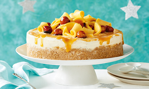 Curtis Stone's Oh-so-delicious mango caramel ice-cream cake