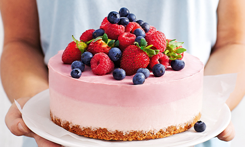 Frozen Berry Cheesecake Recipe | Coles