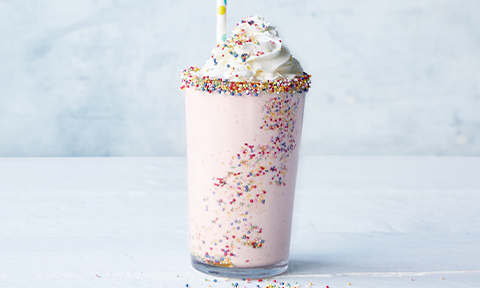 Fruity funfetti shake
