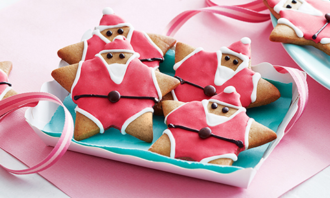 Gingerbread santas