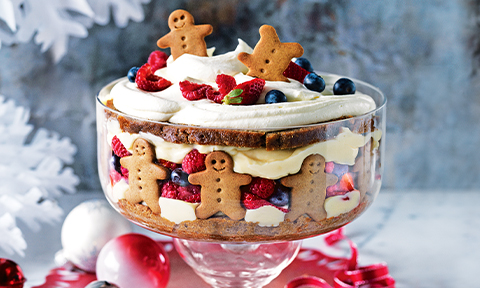 Gingerbread trifle