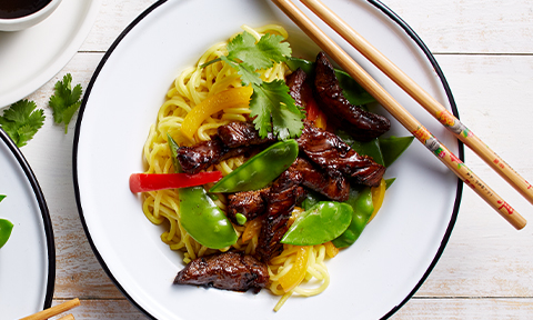 Korean beef stir-fry