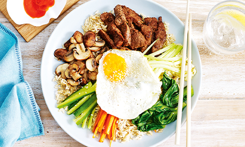 Korean bibimbap