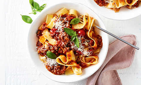 Lamb ragu with pappardelle