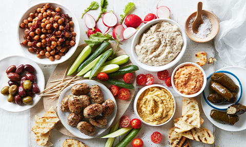 Middle Eastern entertaining platter