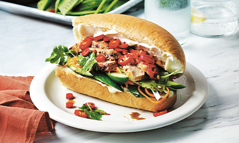Quick and Easy No-Cook Chicken Banh Mi Recipe | Coles