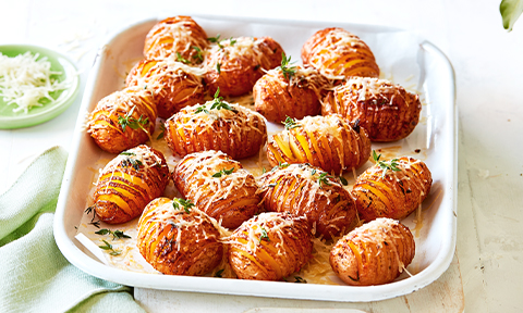 Paprika hasselback potatoes