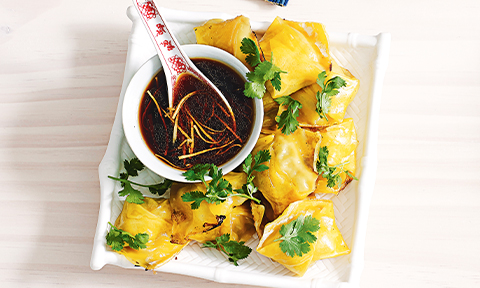 Pork and ginger pot stickers