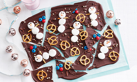 Reindeer and Snowman Bark
