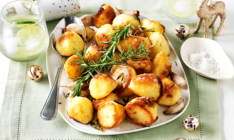 Rosemary and garlic roast potatoes