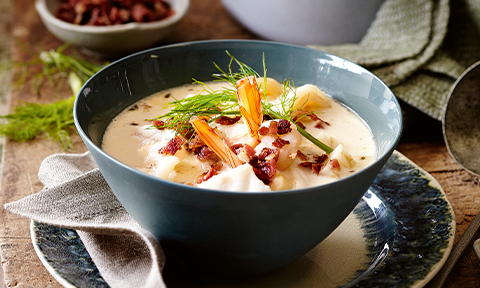 Seafood chowder