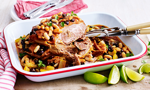 Slow-cooked Mexican lamb stew