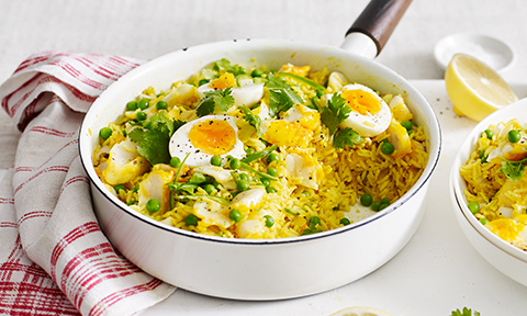 Smoked cod kedgeree