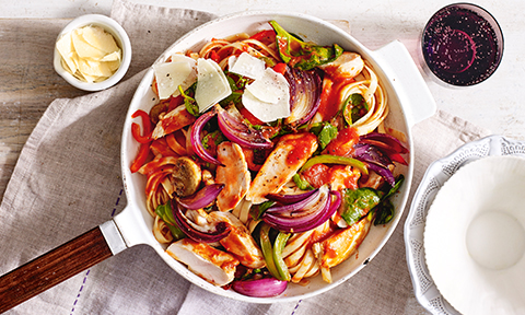 Smoky paprika chicken and pasta