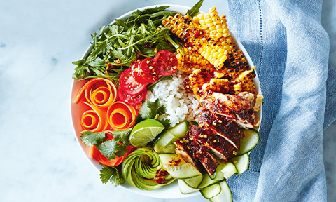 Spiced Chicken Rice Bowl Recipe | Coles