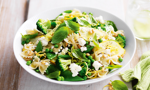 Spring Vegetable Pasta with Ricotta Recipe | Coles