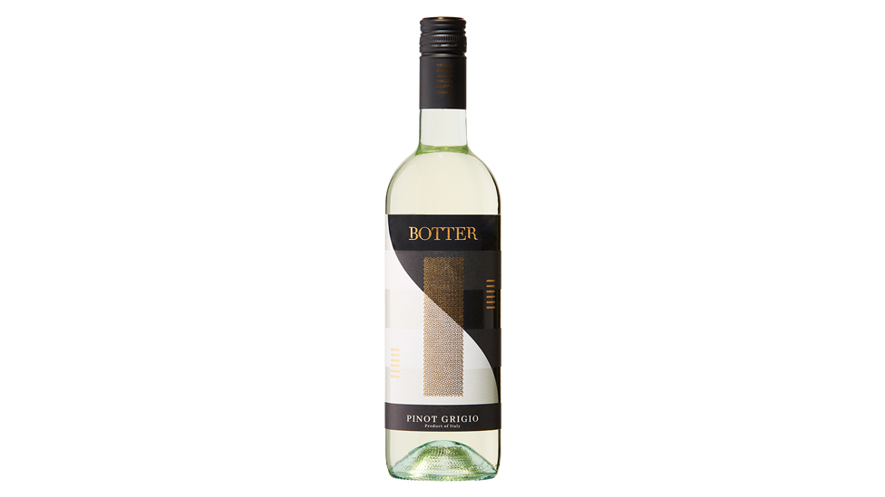 A bottle of Botter Pinot Grigio DOC 