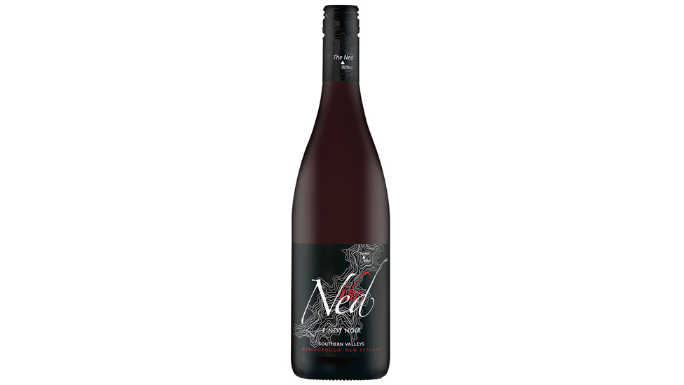A bottle of The Ned Pinot Noir 