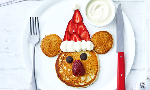 Koala Santa pancakes