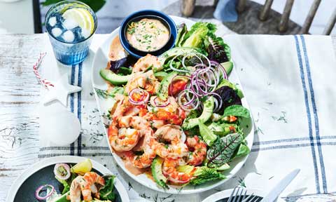 Michael Weldon's prawn cocktail salad