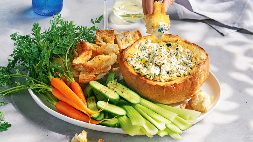 Spinach and French Onion Cob Loaf Dip Recipe Coles