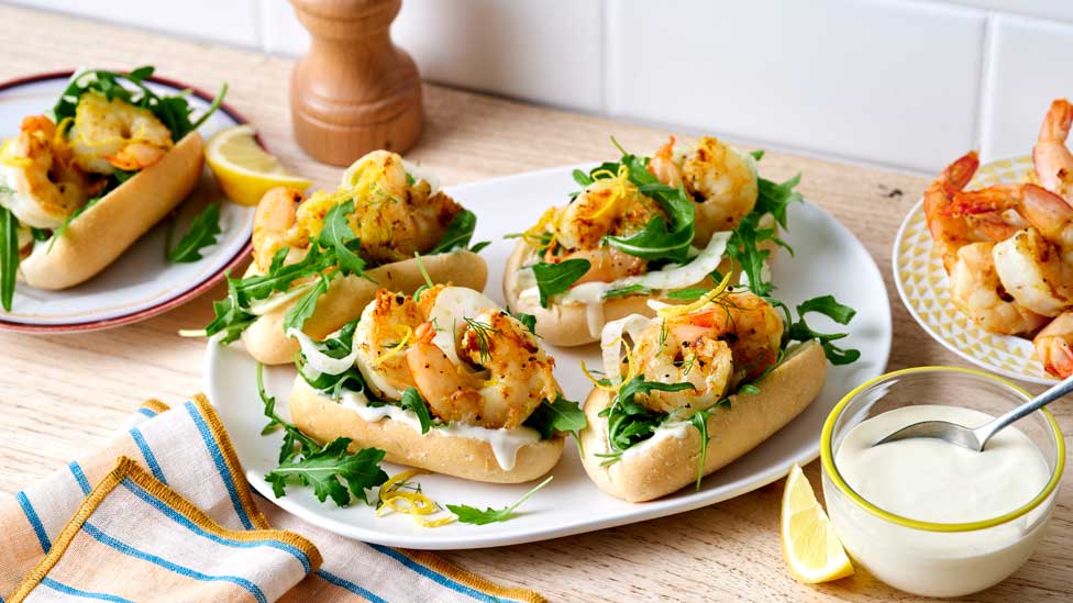 Prawn cocktail rolls