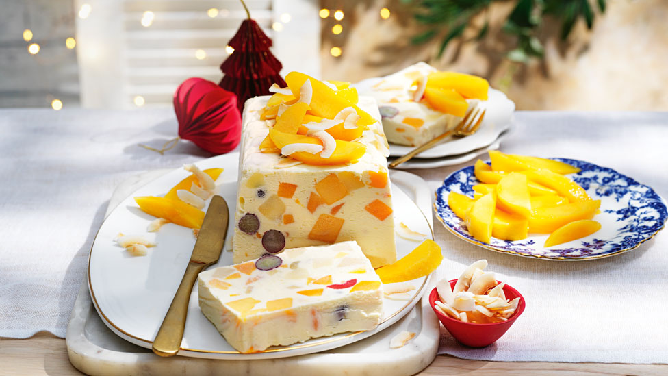Adele's tropical fruit salad semifreddo