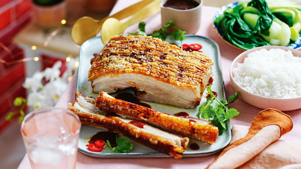 Lisa's air fryer crispy skin pork belly