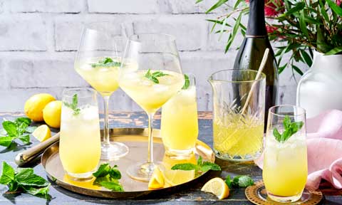 Mille Tang's Bright and Bubbly cocktail