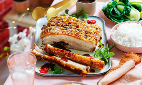 Lisa's air fryer crispy skin pork belly