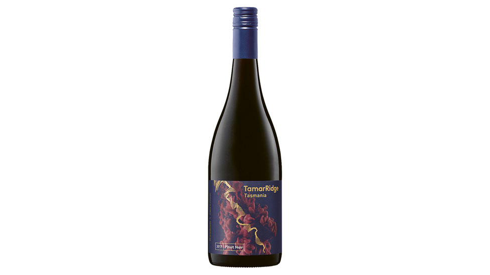 A bottle ofTamar Ridge Pinot Noir