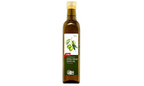 A bottle of extra version olive oil