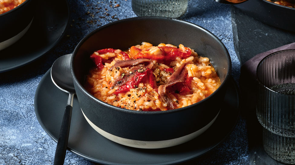 Michael Weldon’s tomato rice with anchovies