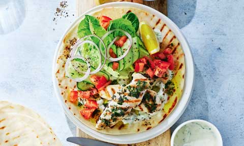 Chicken souvlaki