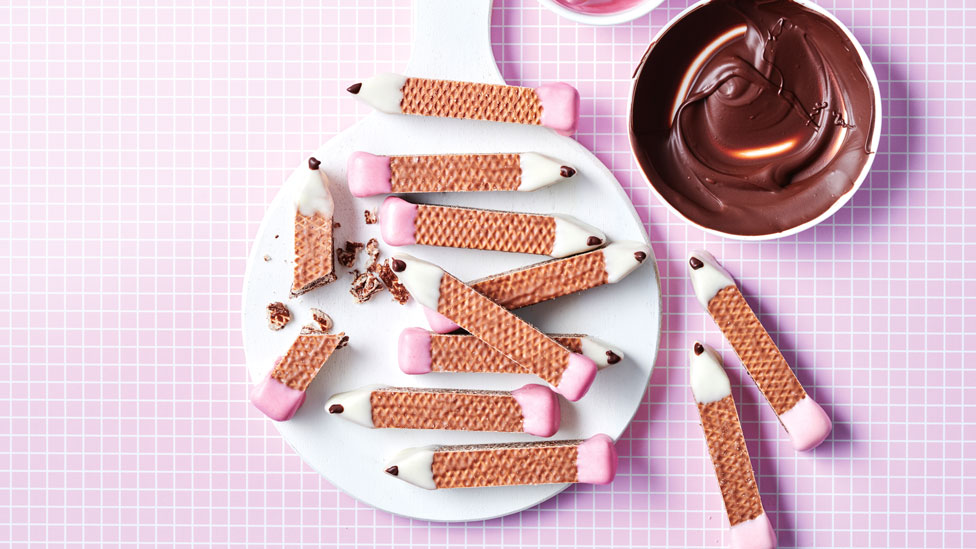 Choc wafer pencils