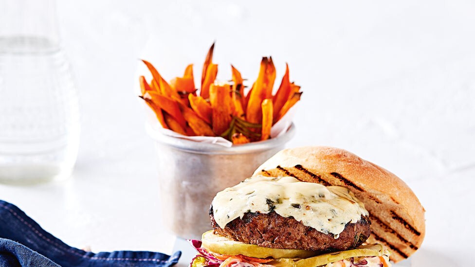 Sea salt and rosemary sweet potato fries